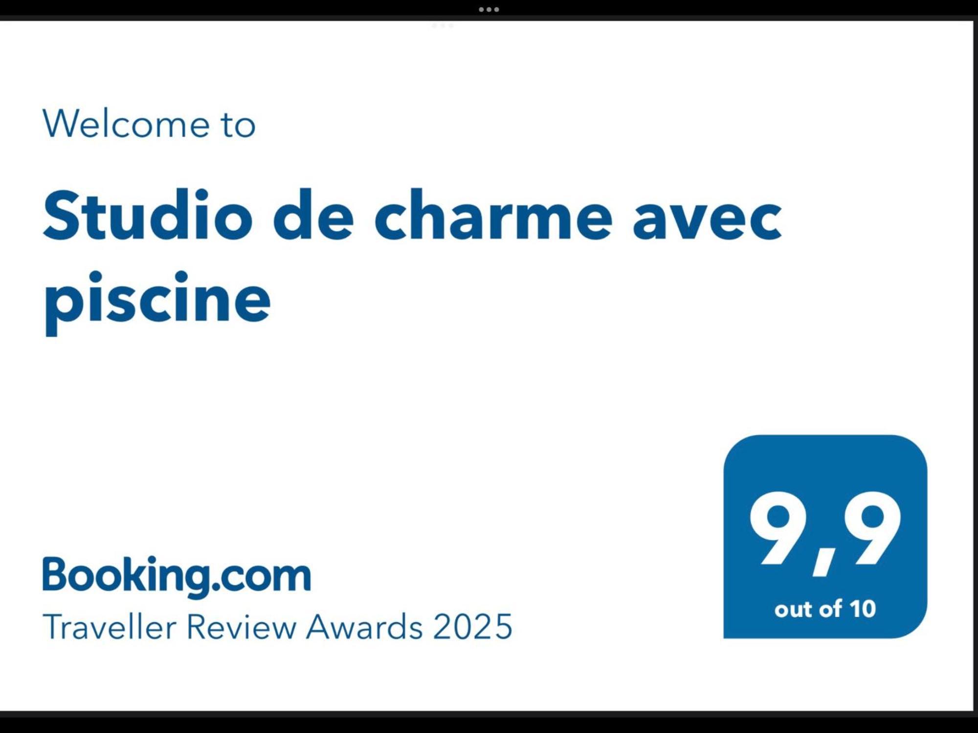 Studio De Charme Avec Piscine フォンテーヌ・ド・ボークリューズ エクステリア 写真